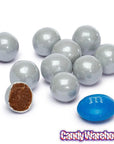 Sixlets Mini Milk Chocolate Balls - Silver: 2LB Bag