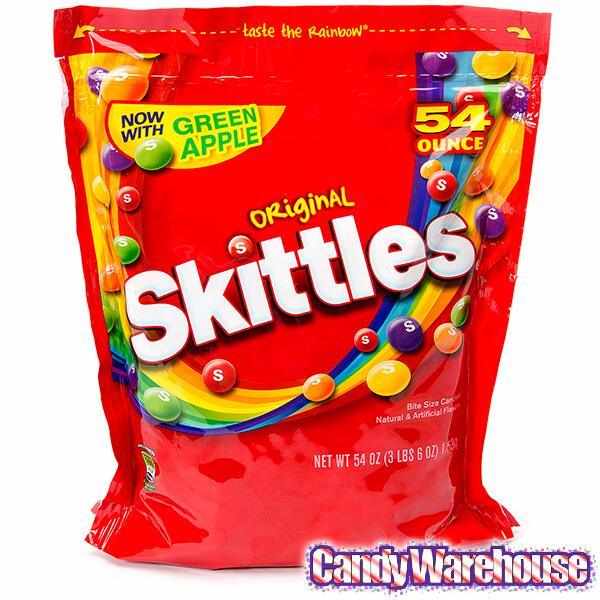 Skittles Candy: 54-Ounce Bag - Candy Warehouse