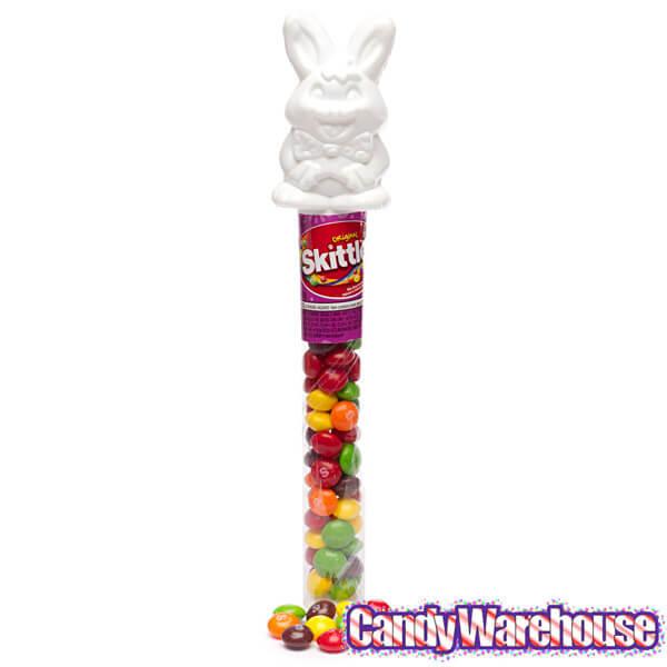 Skittles Candy Filled Easter Bunny Toppers: 12-Piece Display - Candy Warehouse