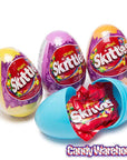 Skittles Candy Filled Plastic Easter Eggs: 12-Piece Display