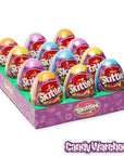 Skittles Candy Filled Plastic Easter Eggs: 12-Piece Display