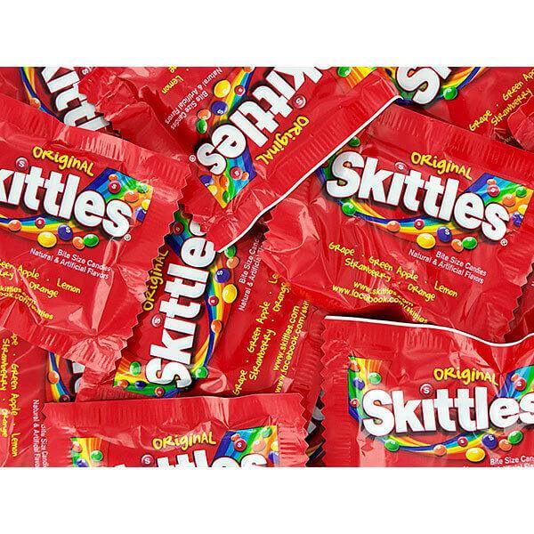 Skittles Candy Fun Size Packs: 22LB Case - Candy Warehouse