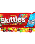 Skittles Candy King Size Packs - Original: 24-Piece Box - Candy Warehouse