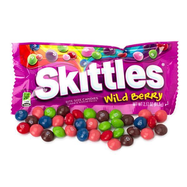 Skittles Candy Packs - Wild Berry: 36-Piece Box - Candy Warehouse