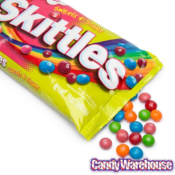 Skittles Candy - Sweets and Sours: 14-Ounce Bag - Candy Warehouse