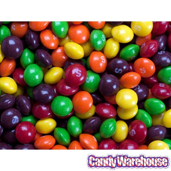 Skittles Filled Tubular Candy Cane - Candy Warehouse