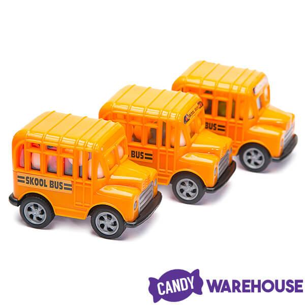 Skool Bus Candy Filled School Buses: 12-Piece Box - Candy Warehouse