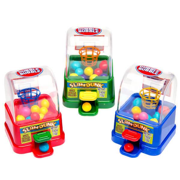 Slam Dunk Basketball Gumball Dispensers: 12-Piece Box - Candy Warehouse