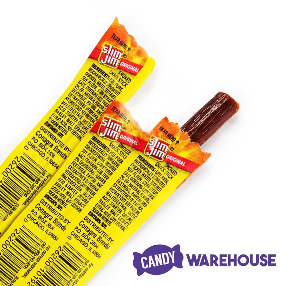 Slim Jim Original Snack Sticks: 120-Piece Box