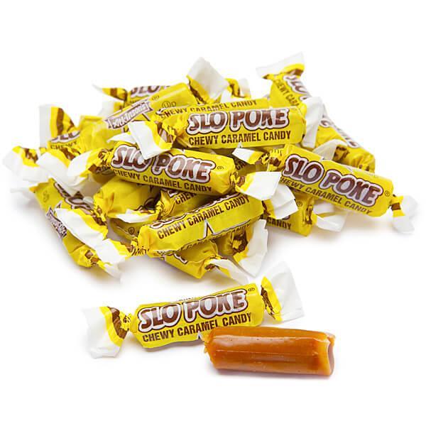 Slo Poke Bite-Size Caramel Candy: 160-Piece Tub - Candy Warehouse