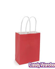 Small Candy Bags with Handles - Apple Red: 24-Piece Pack