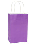 Small Candy Bags with Handles - Purple: 12-Piece Pack