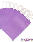 Small Candy Bags with Handles - Purple: 12-Piece Pack