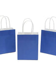 Small Candy Bags with Handles - Royal Blue: 24-Piece Pack