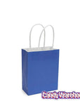 Small Candy Bags with Handles - Royal Blue: 24-Piece Pack