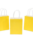 Small Candy Bags with Handles - Sunshine Yellow: 24-Piece Pack - Candy Warehouse