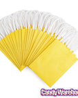 Small Candy Bags with Handles - Sunshine Yellow: 24-Piece Pack - Candy Warehouse