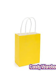 Small Candy Bags with Handles - Sunshine Yellow: 24-Piece Pack - Candy Warehouse