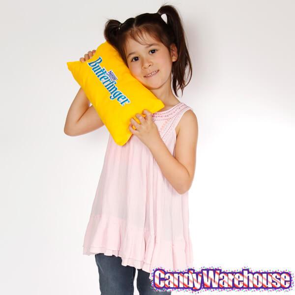 Small Plush Candy Pillow - Butterfinger - Candy Warehouse