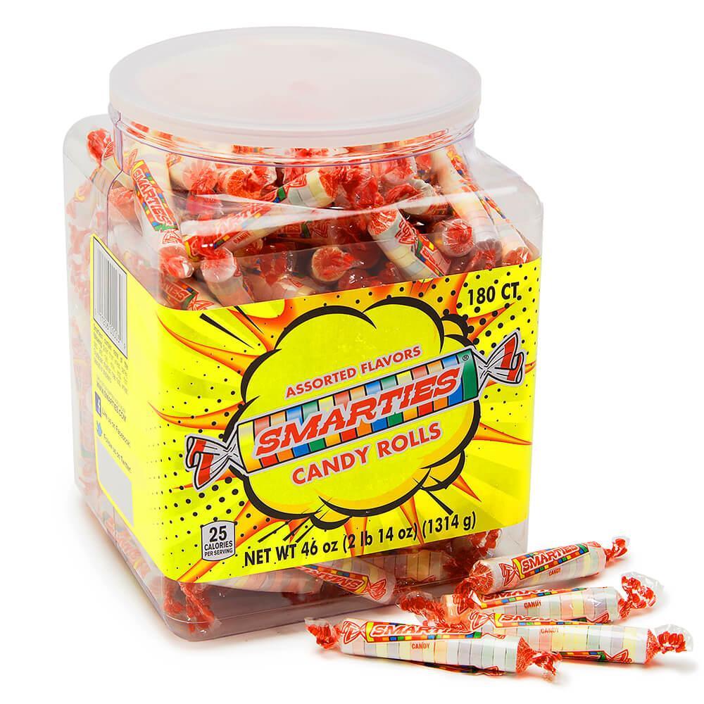 Smarties Candy Rolls: 180-Piece Tub - Candy Warehouse