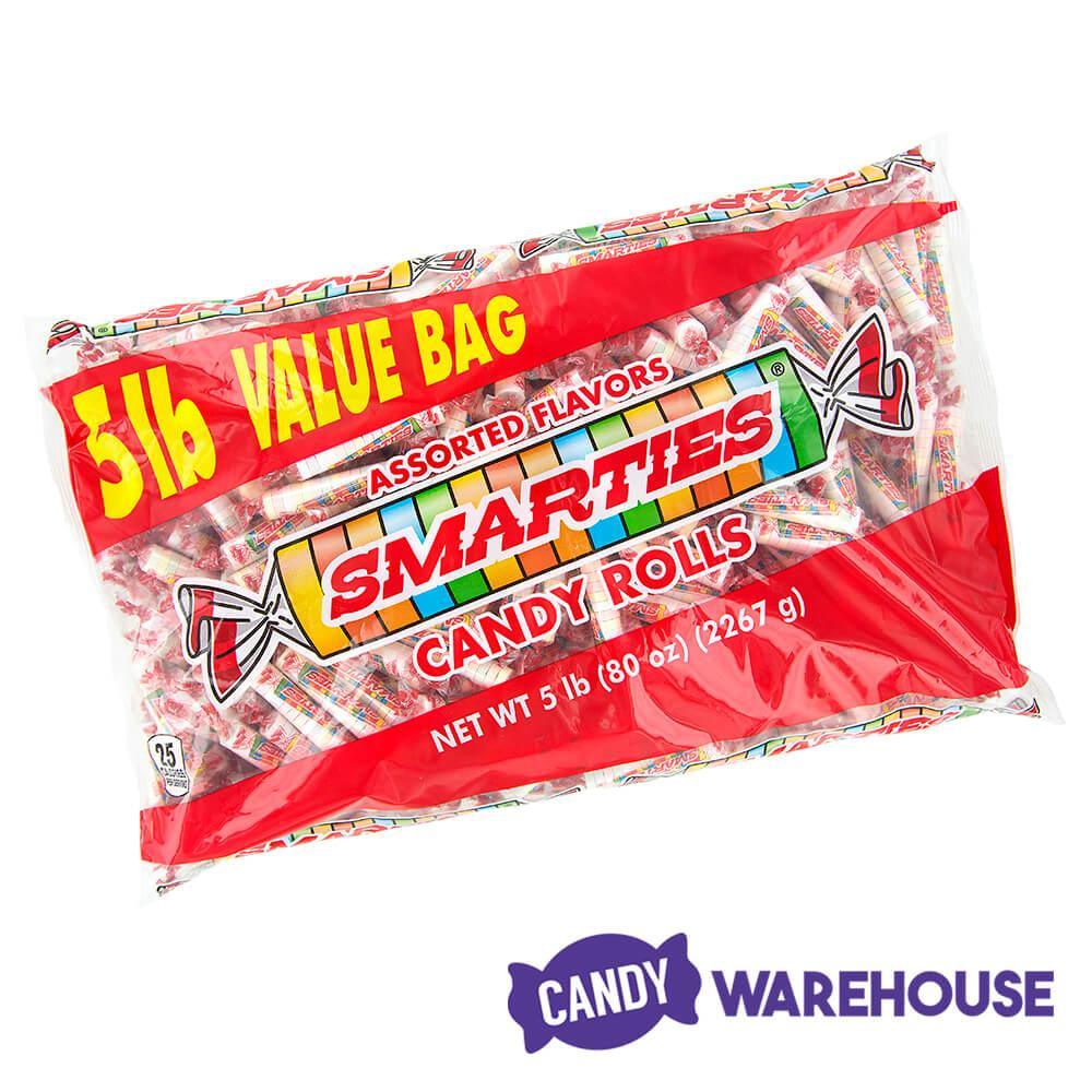 Smarties Candy Rolls: 5LB Bag - Candy Warehouse