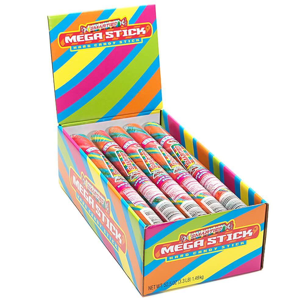 Smarties Mega Candy Sticks: 15-Piece Box - Candy Warehouse