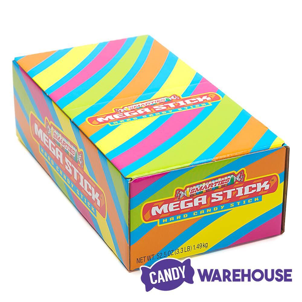 Smarties Mega Candy Sticks: 15-Piece Box - Candy Warehouse