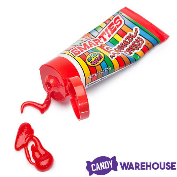 Smarties Squeeze Candy Tubes: 12-Piece Box - Candy Warehouse