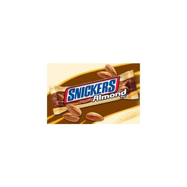 Snickers Almond Candy Bars: 24-Piece Box - Candy Warehouse