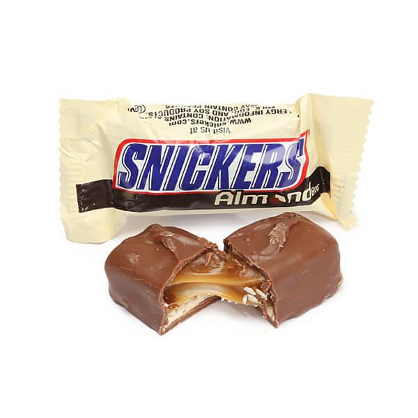 Snickers Almond Fun Size Candy Bars: 14-Piece Bag - Candy Warehouse