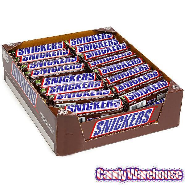 Snickers Candy Bars: 48-Piece Box - Candy Warehouse