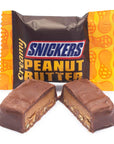 Snickers Creamy Peanut Butter Fun Size Candy Squares: 7.7-Ounce Bag - Candy Warehouse