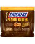 Snickers Creamy Peanut Butter Fun Size Candy Squares: 7.7-Ounce Bag - Candy Warehouse