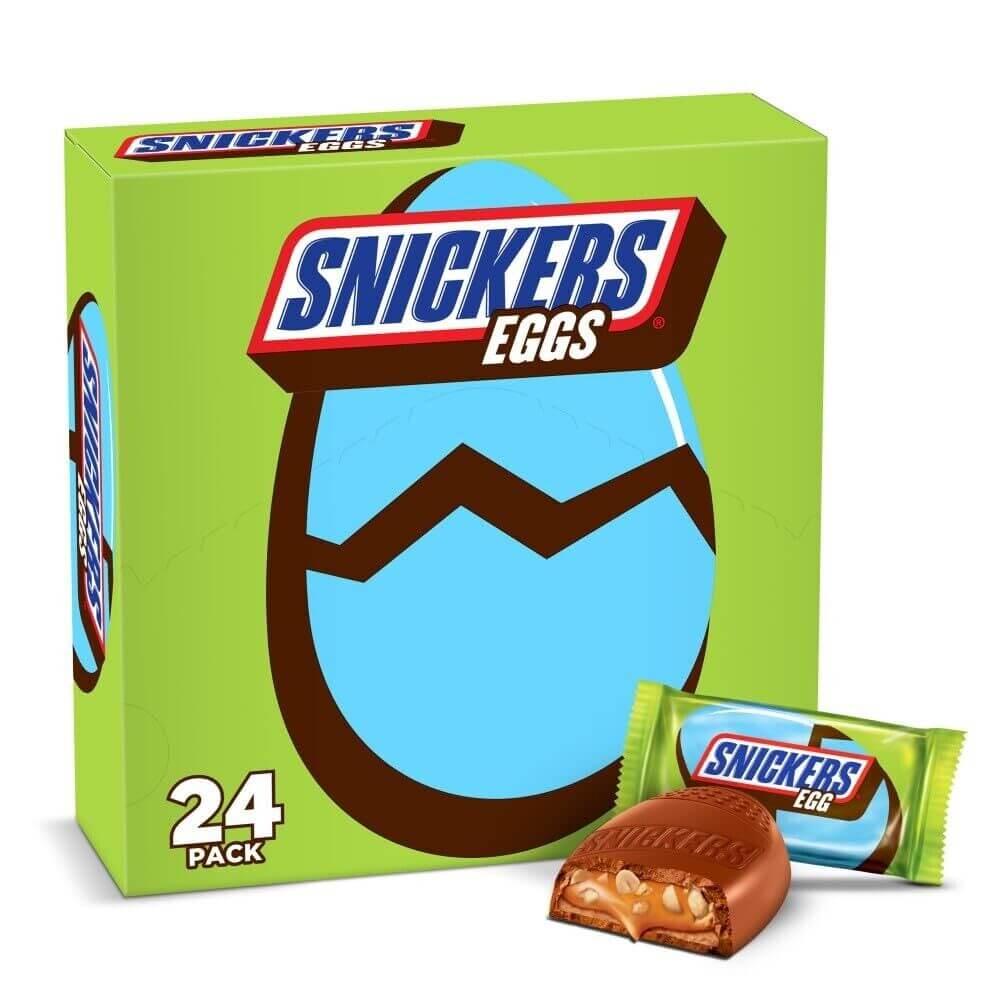 Snickers Easter Eggs: 24-Piece Box - Candy Warehouse