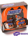 Snickers Halloween Pumpkin Candy Bars: 24-Piece Box