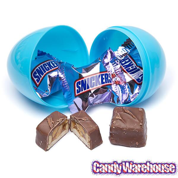 Snickers Minis Candy Filled Plastic Easter Eggs: 12-Piece Display - Candy Warehouse