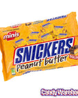 Snickers Peanut Butter Squared Minis Candy: 11.5-Ounce Bag - Candy Warehouse