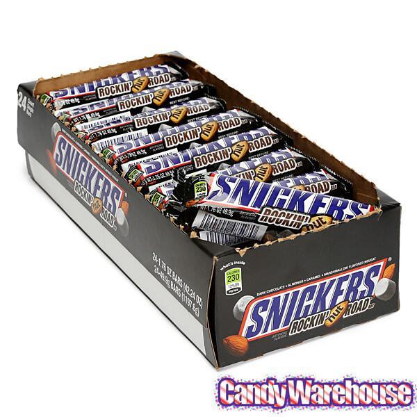 Snickers Rockin&#39; Nut Road Candy Bars: 24-Piece Box - Candy Warehouse