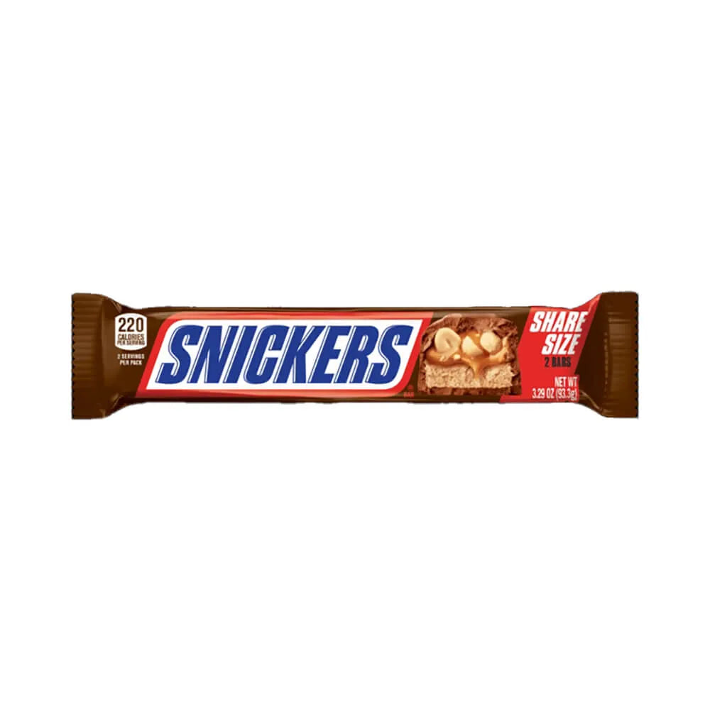 Snickers Share Size Candy Bars: 24-Piece Box - Candy Warehouse