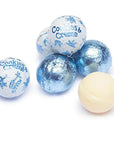 Snowflake Foiled White Chocolate and Cookies n Creme Balls: 5LB Bag