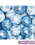 Snowflake Foiled White Chocolate and Cookies n Creme Balls: 5LB Bag