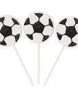 Soccer Ball Hard Candy Lollipops: 12-Piece Pack