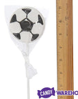 Soccer Ball Hard Candy Lollipops: 12-Piece Pack