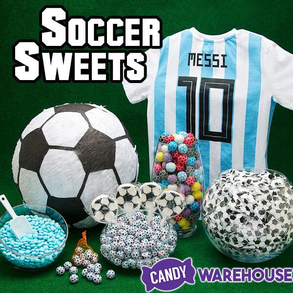 Soccer Balls Bubblegum: 1KG Bag - Candy Warehouse