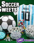 Soccer Balls Bubblegum: 1KG Bag - Candy Warehouse