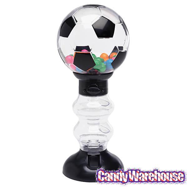 Soccer Gumball Machine Bank with Gumballs - Candy Warehouse