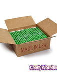 Sour Apple Hard Candy Sticks: 100-Piece Box - Candy Warehouse