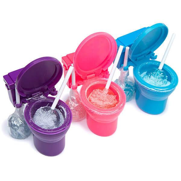 Sour Flush Candy Toilets: 12-Piece Box - Candy Warehouse