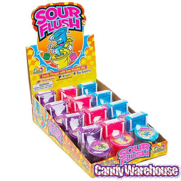 Sour Flush Candy Toilets: 12-Piece Box - Candy Warehouse