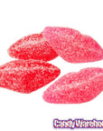 Sour Gummy Candy Lips: 13-Ounce Bag - Candy Warehouse